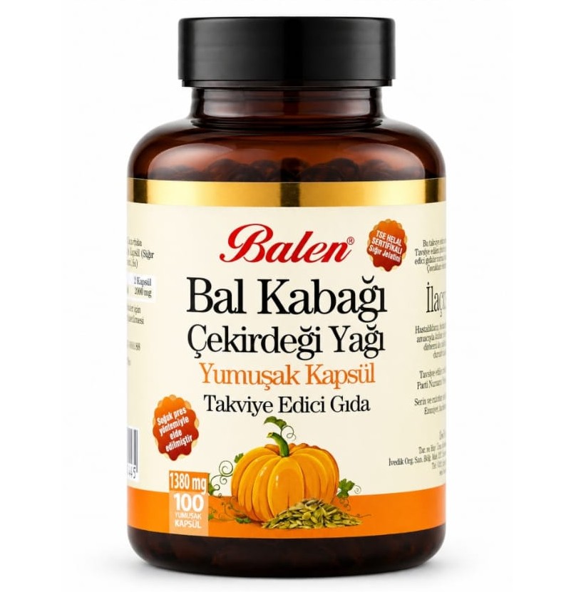 BAL KABAĞI ÇEKİRDEĞİ YAĞI YUMUŞAK KAPSÜL
